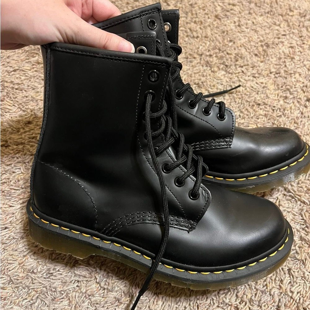 Dr. Martens Black Combat Boots